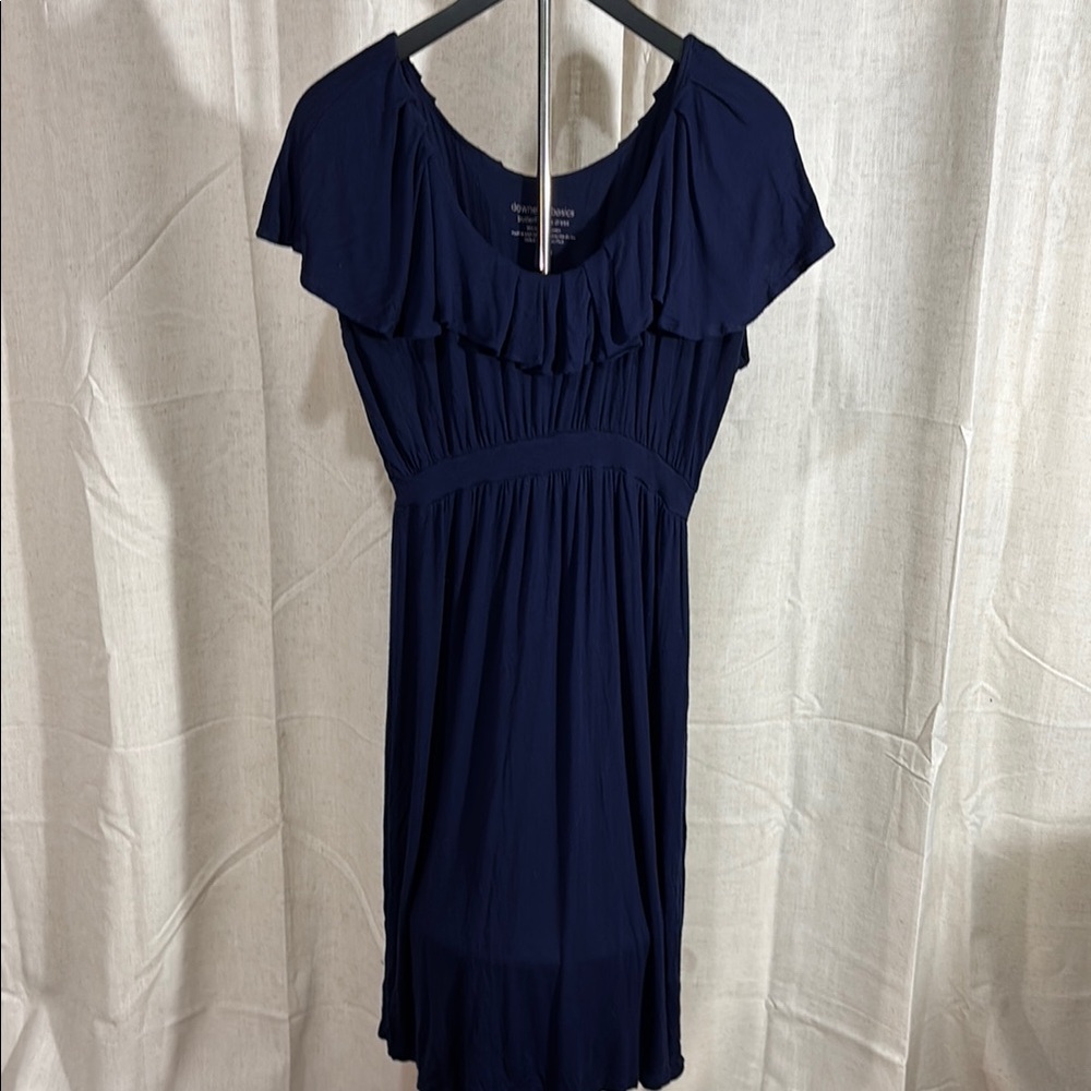 Downeast Basics Navy Blue Butterfly Kiss Dress